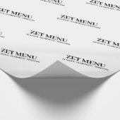 Firmenlogo als Geschenkverpackung Geschenkpapier (Ecke)