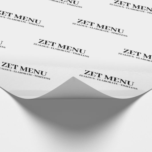 Firmenlogo als Geschenkverpackung Geschenkpapier (Ecke)