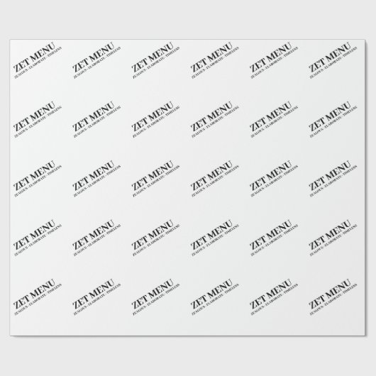 Firmenlogo als Geschenkverpackung Geschenkpapier (Flach)