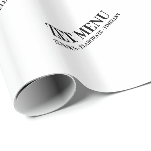 Firmenlogo als Geschenkverpackung Geschenkpapier (Rolleneckpunkt)