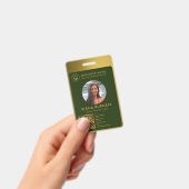 Firmenlogo | Attorney Dark Green Gold Ausweis (Handheld)