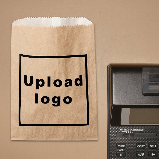 Firmenlogo auf der Broschüre Geschenktütchen