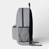 Firmenlogo auf Grau, Firmenmarke Custom Bedruckter Rucksack (Rechts)