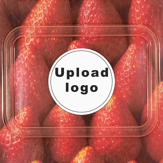 Firmenlogo auf Runde-Adhesive-Label Etiketten