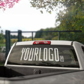 Firmenlogo auf Vinyl Car Truck Window Decal Fensteraufkleber