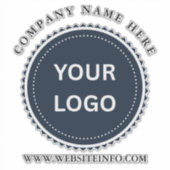 Firmenlogo Aufkleber (Vorderseite)