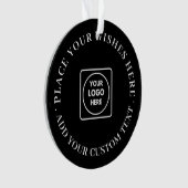 Firmenlogo aus modernem Acryl Ornament (Vorderseite)