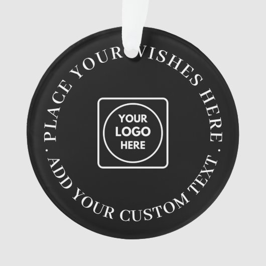Firmenlogo aus modernem Acryl Ornament (Vorderseite)