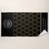 Firmenlogo | Badetuch Minimalistisch Strand Handtu (Vorderseite)