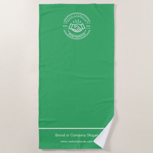 Firmenlogo Badetuch Minimalistisch Strand Handtu