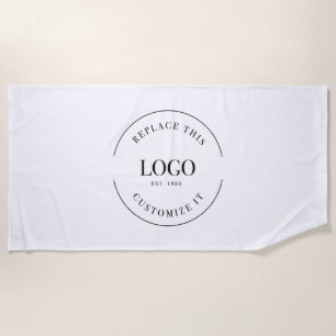 Firmenlogo Benutzerdefiniert professionell Strandtuch