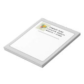 Firmenlogo Benutzerdefinierte Notepad-Neutralfarbe Notizblock (Rotiert)