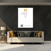 Firmenlogo - benutzerdefinierter Text Poster