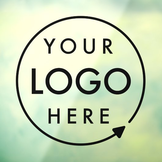 Firmenlogo | Benutzerdefiniertes Firmenlogo hochla Fensteraufkleber (Blatt 3)