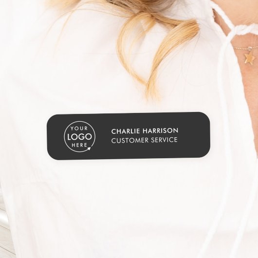 Firmenlogo | Benutzerdefiniertes Mitarbeiter Schwa Namensschild