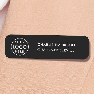 Firmenlogo   Benutzerdefiniertes Mitarbeiter Schwa Namensschild