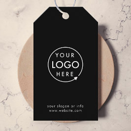 Firmenlogo | Beruflich Black Geschenkanhänger