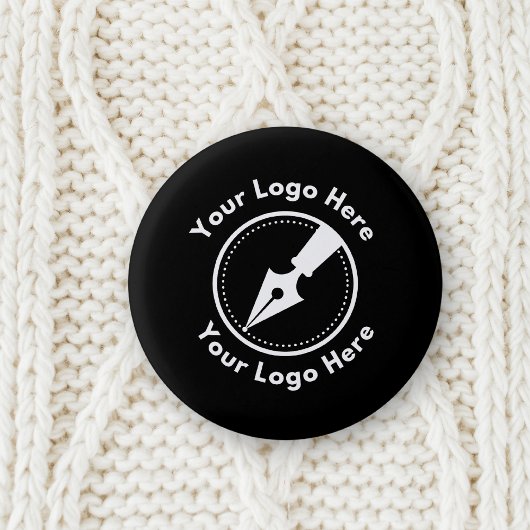 Firmenlogo Beruflich Modernes Schwarzes Notar Button