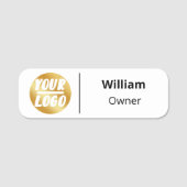 Firmenlogo beruflich namensschild (Vorderseite)