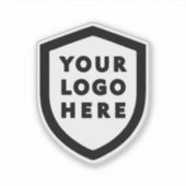 Firmenlogo | Berufliche Wasserflasche Aufkleber (Vorderseite)