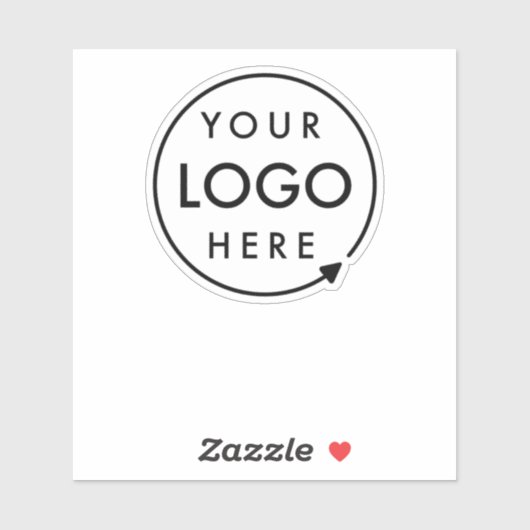 Firmenlogo | Berufliche Wasserflasche Aufkleber (Blatt)