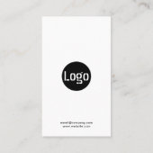 Firmenlogo | Beruflicher Firmengründungszusatz Treuekarte (Rückseite)