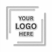 Firmenlogo | Beruflicher Vorstandsstatus Aufkleber (Vorderseite)