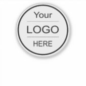 Firmenlogo | Berufliches Flaschenhandwerk Aufkleber (Vorderseite)