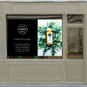 Firmenlogo | Black Foto Promotional Stilvoll Fensteraufkleber