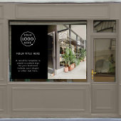 Firmenlogo | Black Stylish Promotions Foto Fensteraufkleber