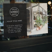 Firmenlogo | Black Stylish Promotions Foto Fensteraufkleber