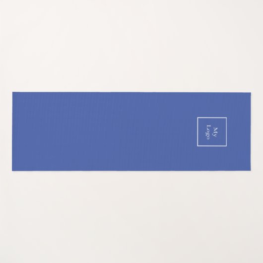 Firmenlogo blaues klassisches Business-Studio Yogamatte (Vorderseite (Horizontal))