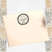 Firmenlogo Blumenrahmen für kleine Unternehmen Permastempel