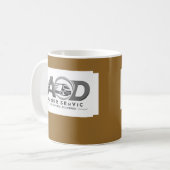 Firmenlogo Braun Kaffeetasse (Vorderseite Links)