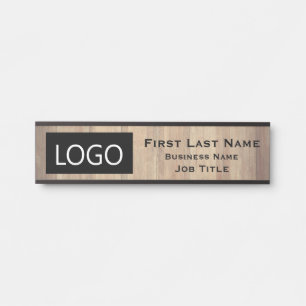 Firmenlogo Bürotürschild Rustikales Holz Türschild