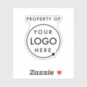 Firmenlogo | Business Asset Laptop Aufkleber (Blatt)