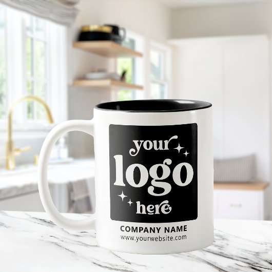 Firmenlogo Business Client Geschenk Kundenspezifis Zweifarbige Tasse