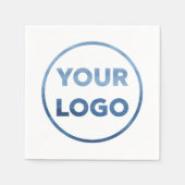 Firmenlogo Business Corporate Event Serviette (Vorderseite)