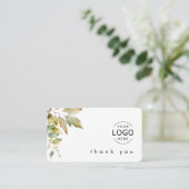 Firmenlogo Business Erntedank Cards Visitenkarte (Stehend Vorderseite)