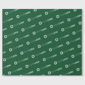 Firmenlogo Business-Geschenk Jäger grün Geschenkpapier (Flach)