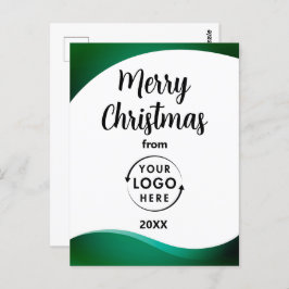 Firmenlogo Business Holiday Weihnachtspostkarte Postkarte