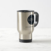 Firmenlogo Business Website Mitarbeiter Swag Reisebecher (VorderseiteRechts)