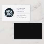 Firmenlogo Corporate Modern Visitenkarte (Vorne/Hinten)