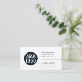 Firmenlogo Corporate Modern Visitenkarte (Stehend Vorderseite)