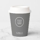 Firmenlogo | Corporate Paper Cups Pappbecher (Vorderseite)