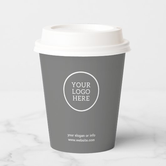 Firmenlogo | Corporate Paper Cups Pappbecher (Vorderseite)