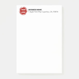 Firmenlogo CUSTOM 4"x6" Post-it Klebezettel