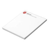 Firmenlogo CUSTOM 5.5" x 6" Notizblock (Rotiert)