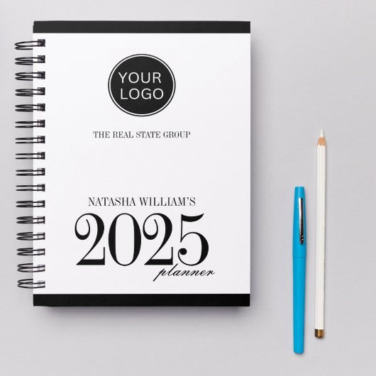 Firmenlogo Custom Black 2025 Planner Planer