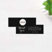 Firmenlogo dank Einsteckkarte (Schreibtisch)